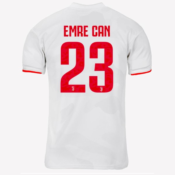 Camiseta Juventus NO.23 Emre Can 2ª 2019 2020 Gris Blanco